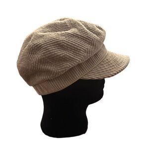 NWT Vintage Giovannio New York Corduroy Newsboy Women's Cap